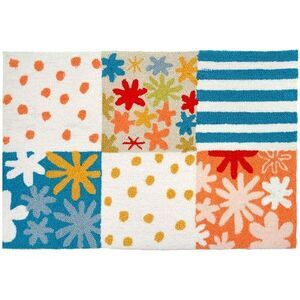 Summer Vacation Fun Print Whimsical 22 X 34 Mat Area Accent Homefires Rug